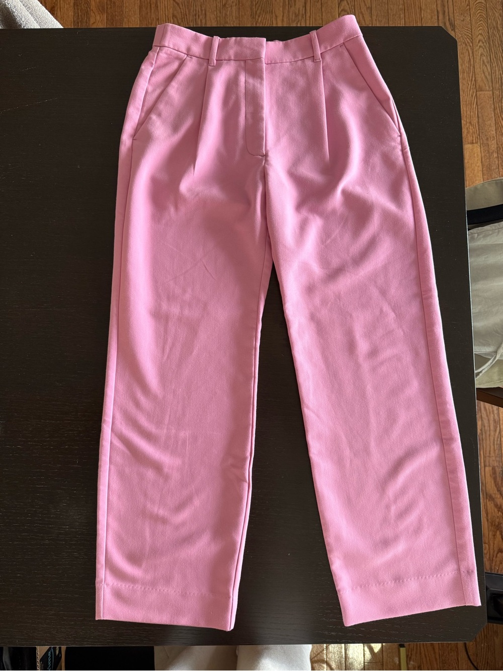 Abercrombie & Fitch Pink Tailored Trousers - Picture 3 of 6